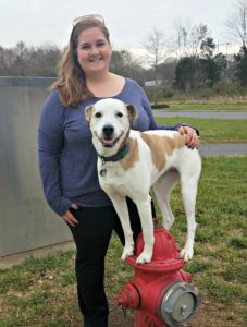 Samantha (Owner/Trainer) and Dolly